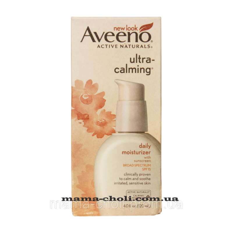 Денний зволожувальний крем SPF 15 Ultra-Calming Aveeno Денний зволожувальний крем SPF 15 Ultra-Calming Aveeno