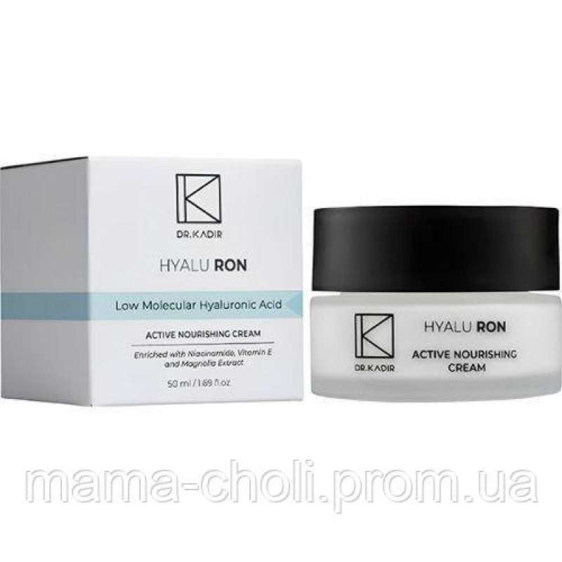 Поживний крем з гіалуроновою кислотою Hyalu-Ron Dr.Kadir
