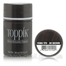 Камуфляж для волосся Темно-коричневий Toppik