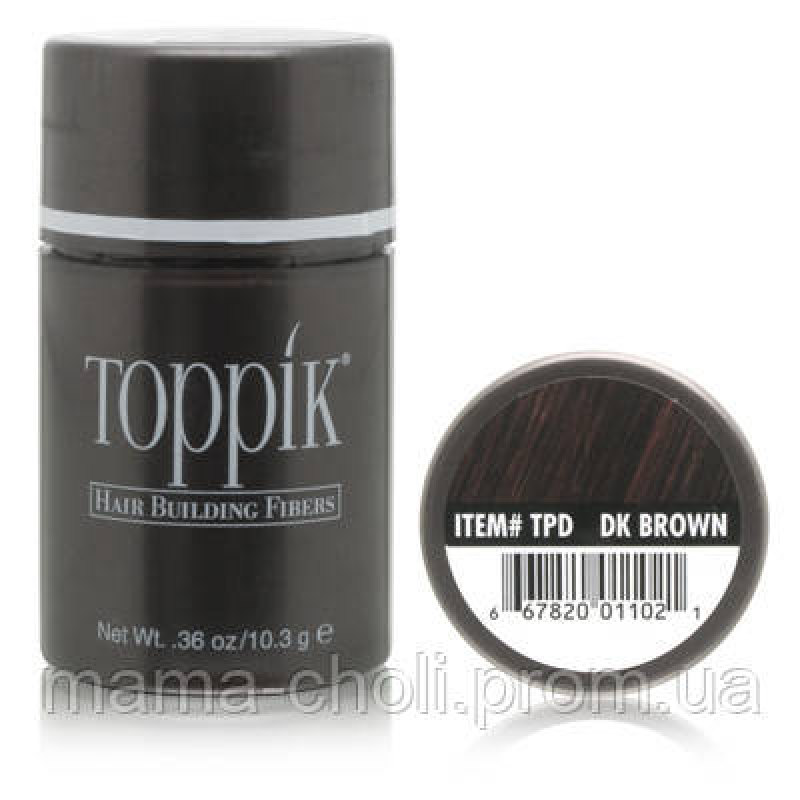 Камуфляж для волосся Темно-коричневий Toppik