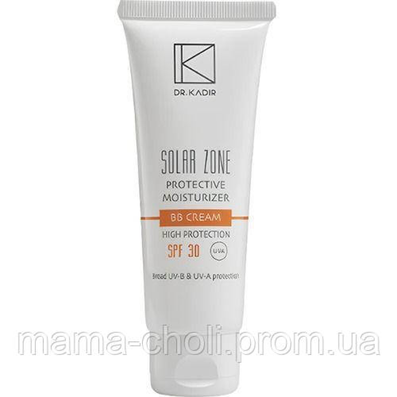 Сонцезахисний зволожувальний ВВ-Крем SPF 30 Solar Zone Dr.Kadir