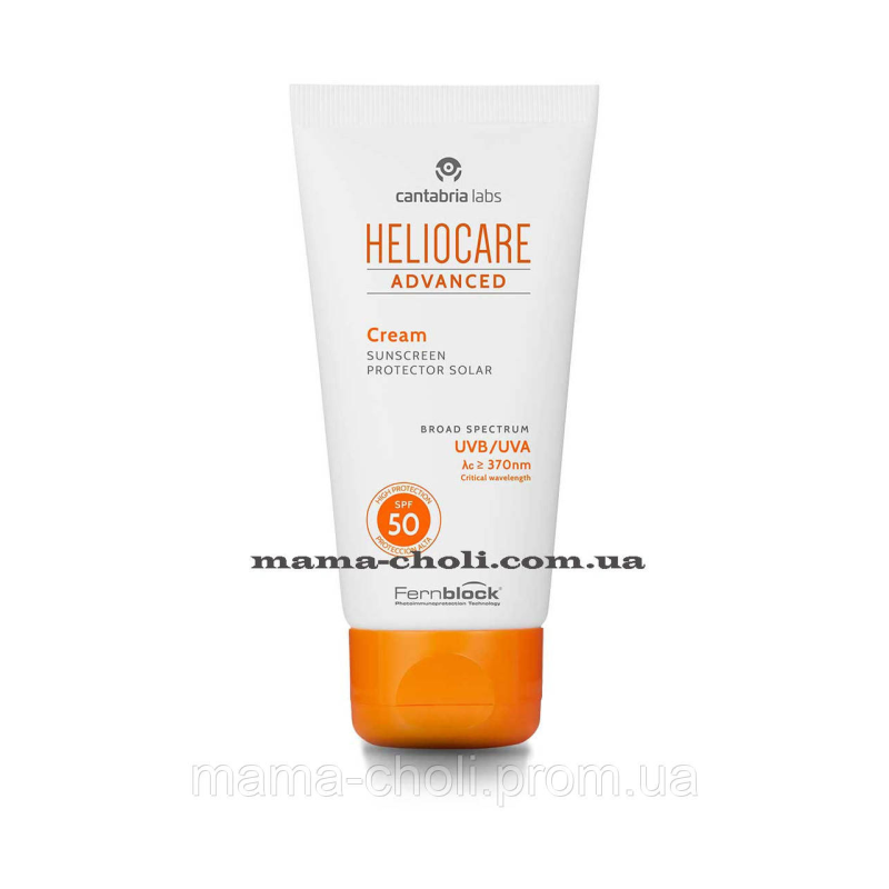Сонцезахисний крем SPF 50 Heliocare Cantabria