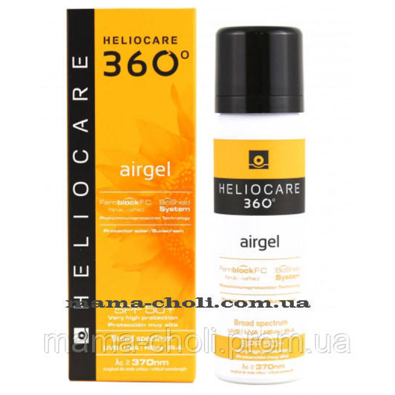 Сонцезахисний ультралегкий гель-піна SPF 50 Heliocare 360 Cantabria