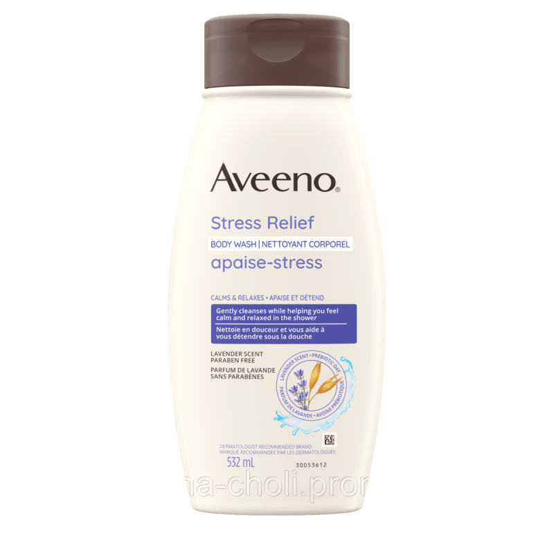 Заспокійливий гель для душу з ромашкою і лавандою Stress Relief Aveeno Заспокійливий гель для душу з ромашкою і лавандою Stress Relief Aveeno