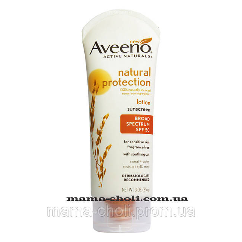 Сонцезахисний лосьйон SPF 50 Natural Protection Aveeno Сонцезахисний лосьйон SPF 50 Natural Protection Aveeno