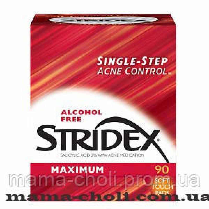 Очисні серветки із саліциловою кислотою максимальної дії Stridex 90 шт.